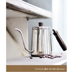 Driver Premium Pouring Kettle with Crude Wood